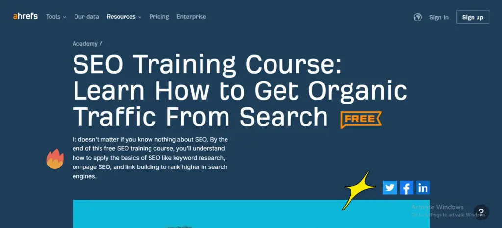 SEO Training Course- Ahrefs