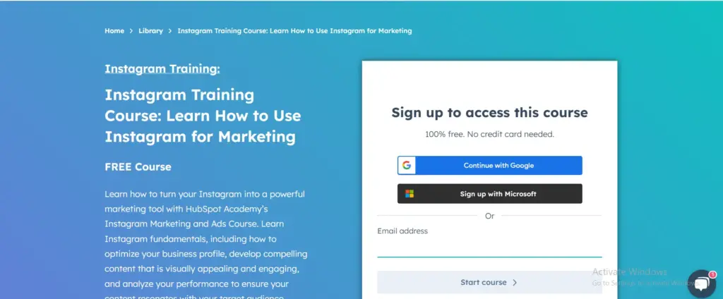 Instagram Marketing Training Course - HubSpot Academy